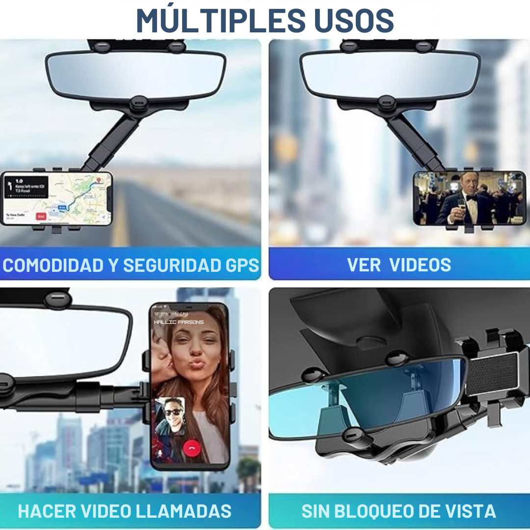 Triple Soporte Pro - Ajuste perfecto y estabilidad sin distracciones