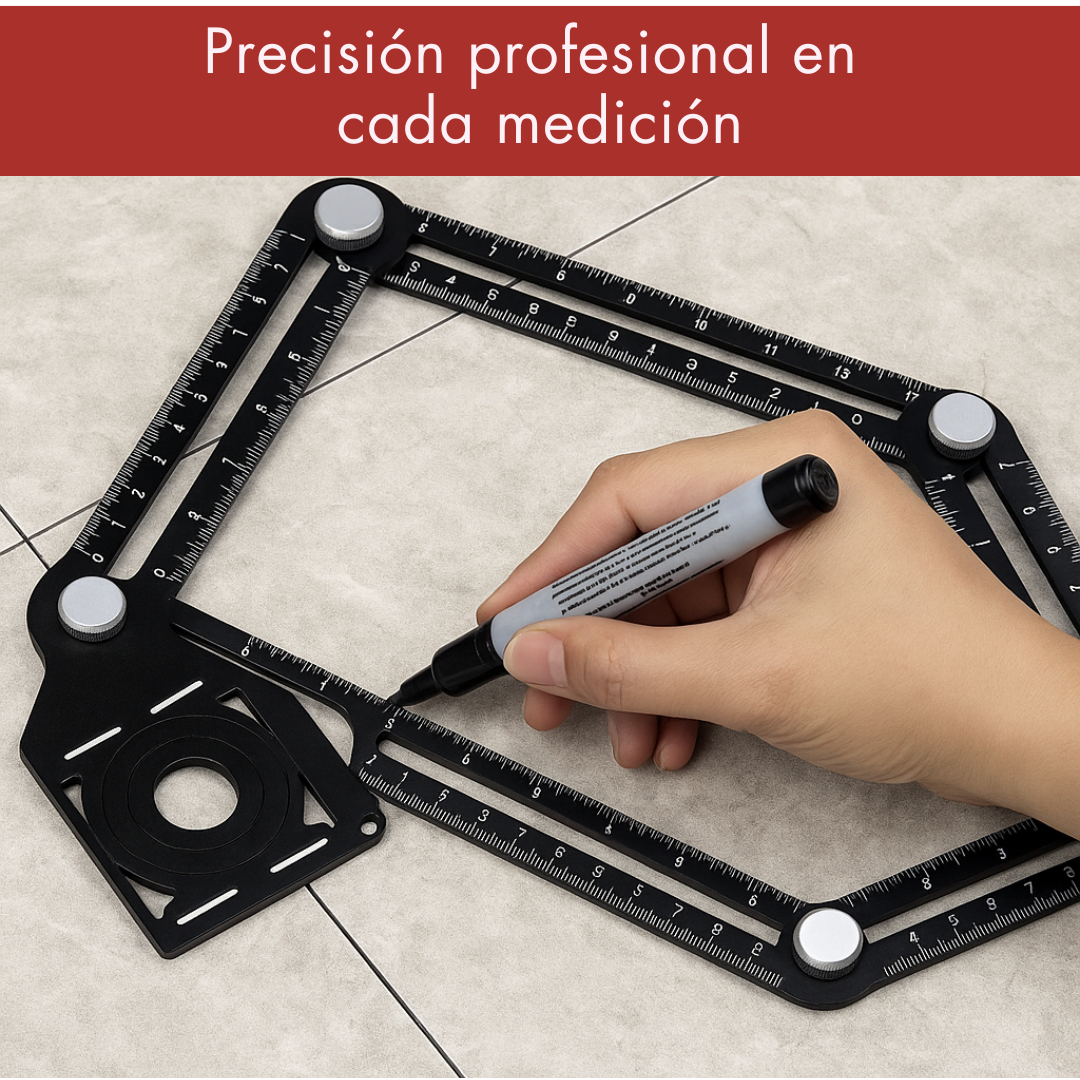 Herramienta de Aluminio Multiángulo – Marca con Exactitud – Optimiza cada proyecto en minutos