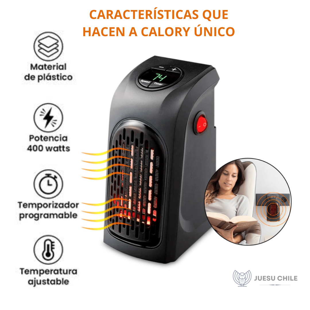 Calory – Calefactor Portátil Eléctrico de Calor Rápido