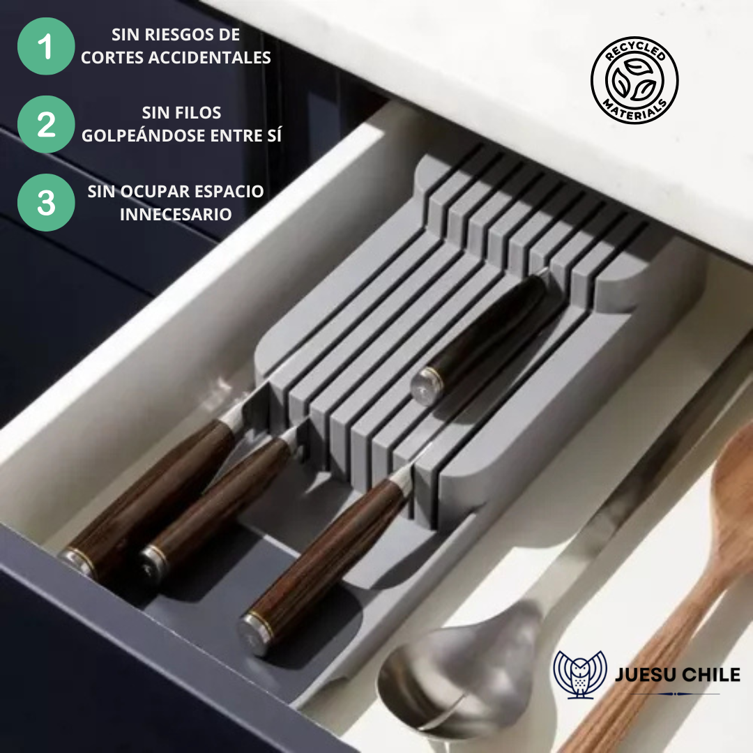 Organizador de Cuchillos - Seguridad y Orden en tu Cocina - Envío Gratis