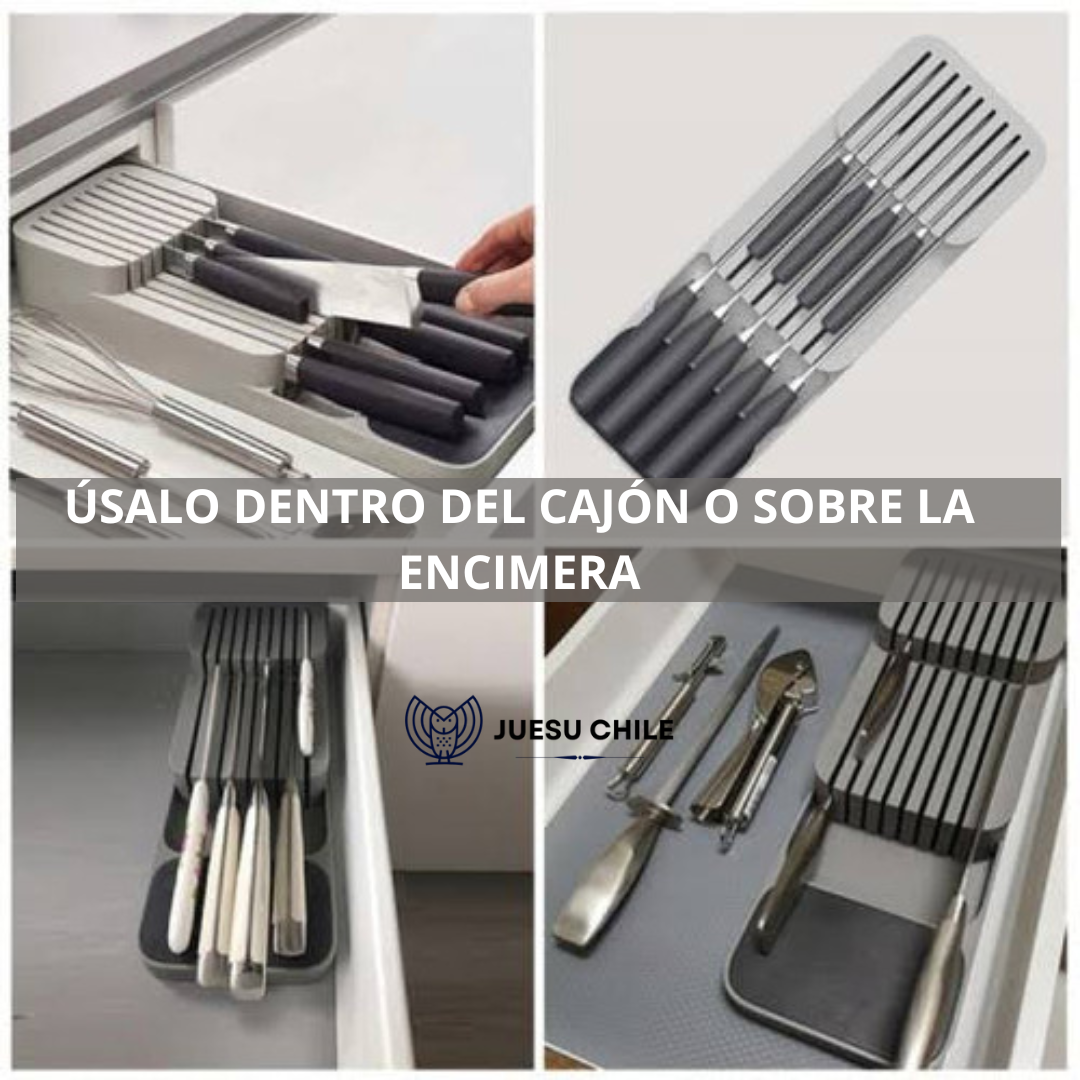 Organizador de Cuchillos - Seguridad y Orden en tu Cocina - Envío Gratis