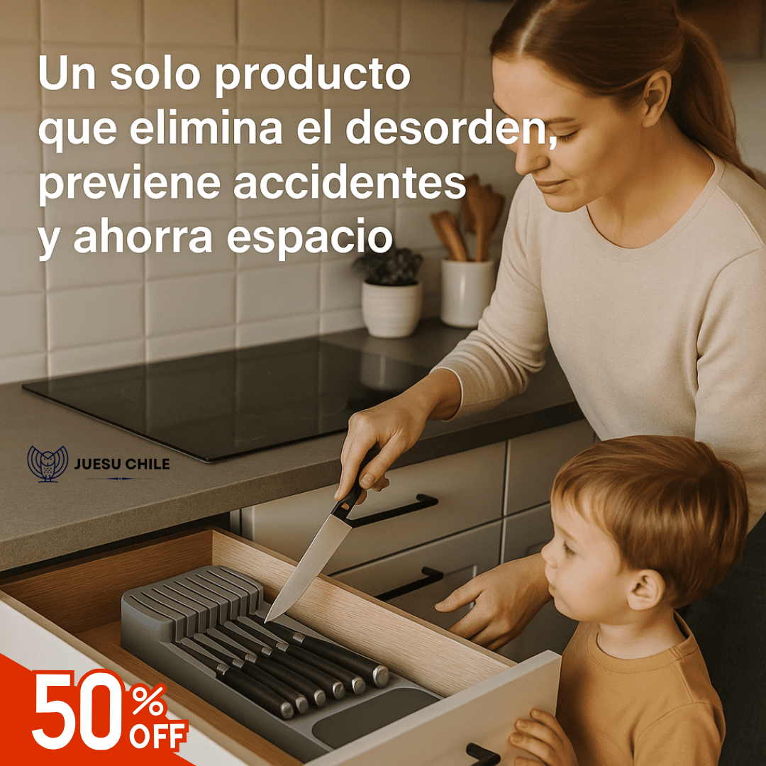 Organizador de Cuchillos - Seguridad y Orden en tu Cocina - Envío Gratis