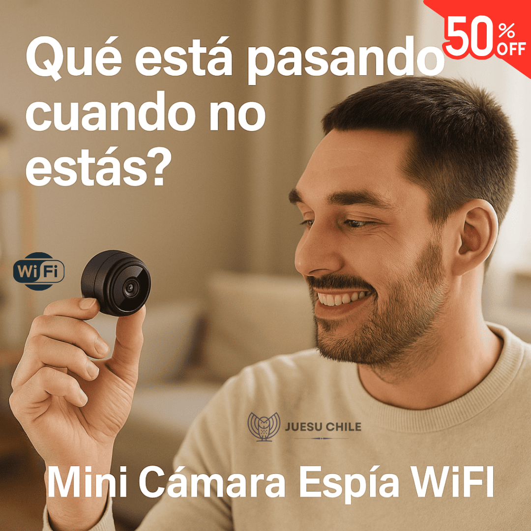 Mini Cámara Espía WiFi HD – Seguridad Total en la Palma de tu Mano