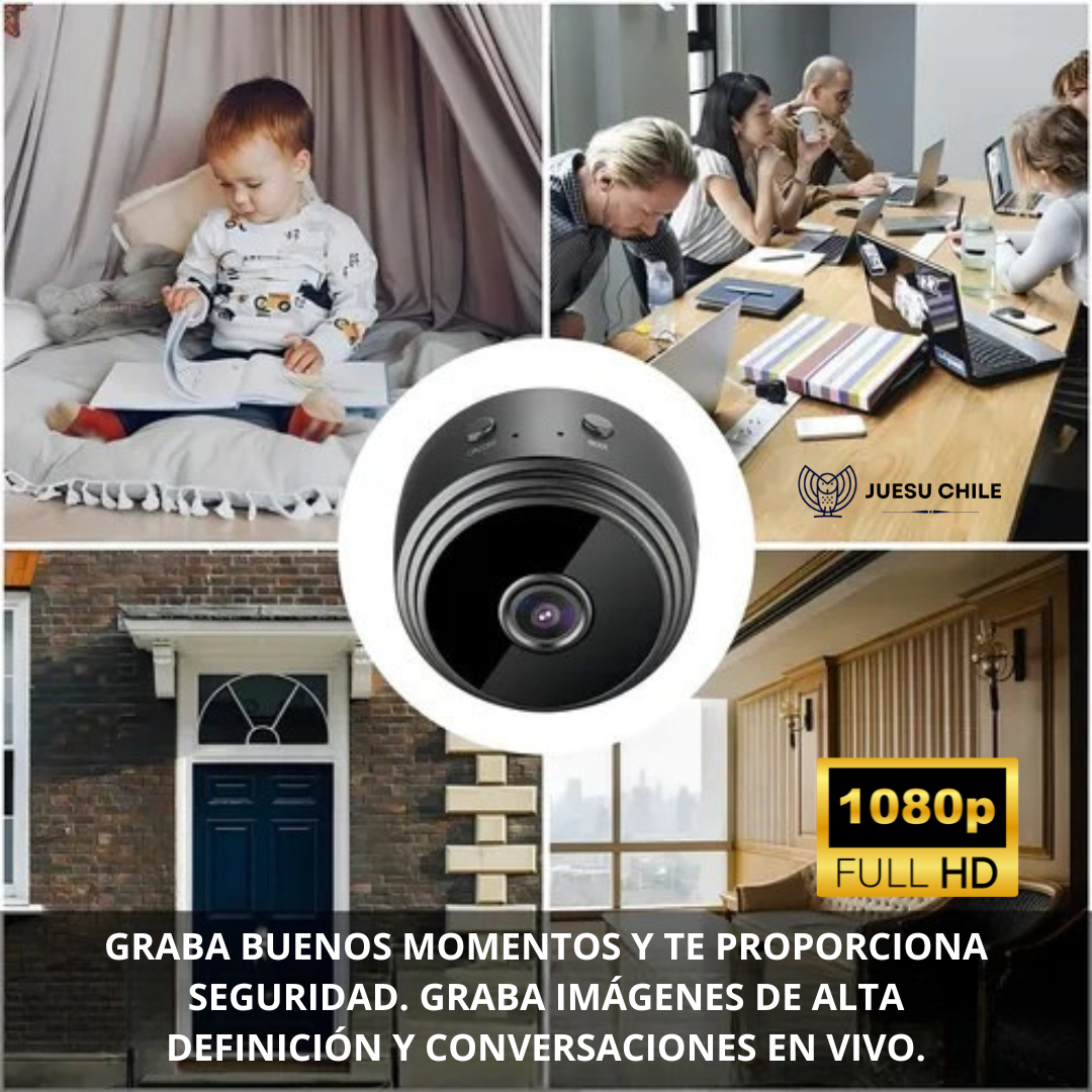 Mini Cámara Espía WiFi HD – Seguridad Total en la Palma de tu Mano