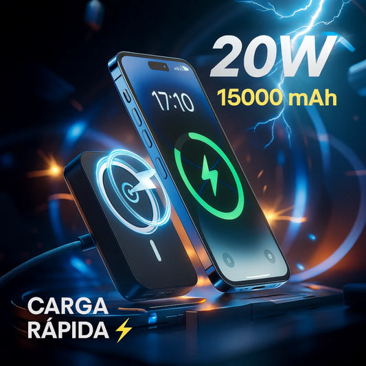 Batería inalámbrica Iphone & Android - Carga sin cables al instante
