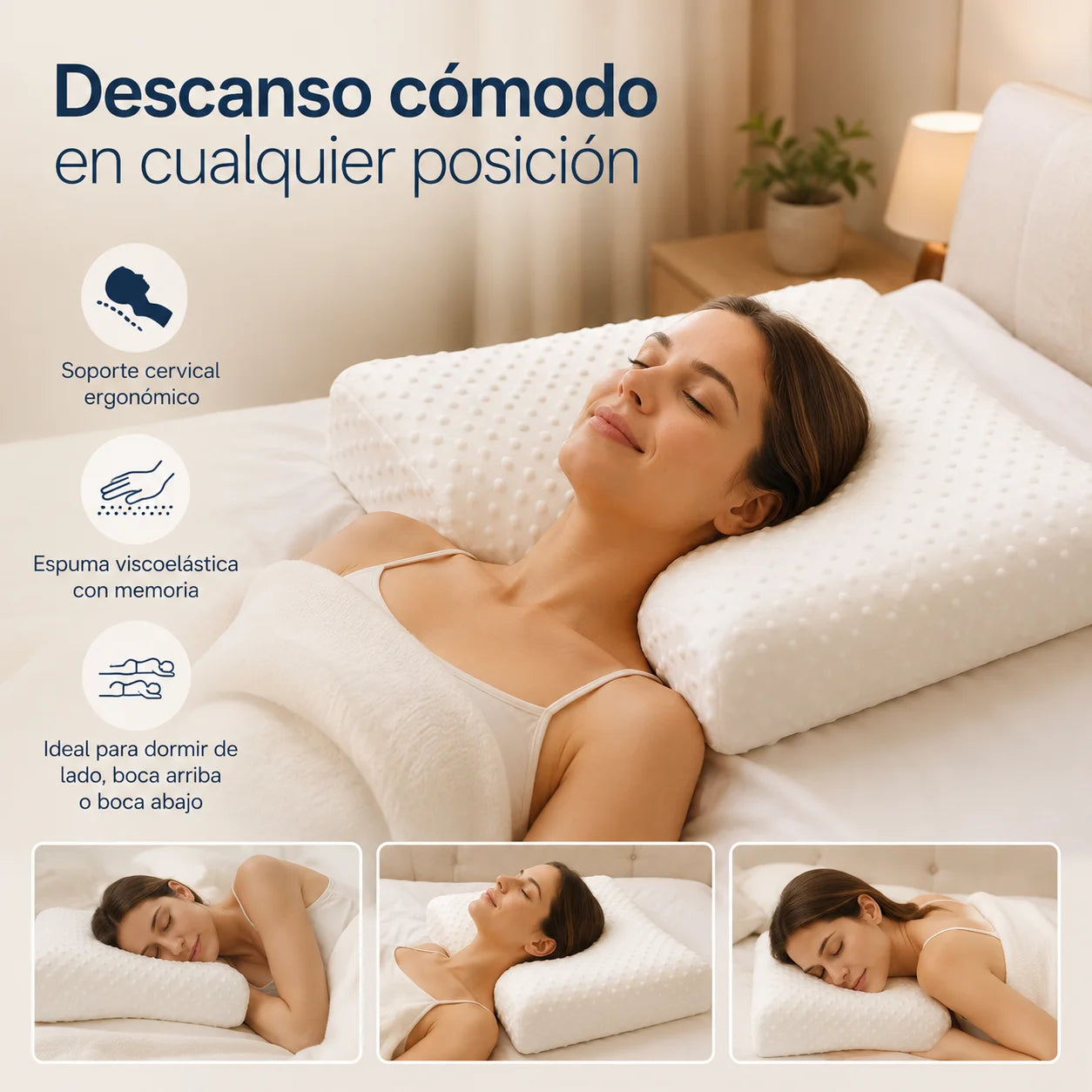 Almohada Cervical Con Memoria NUEVA
