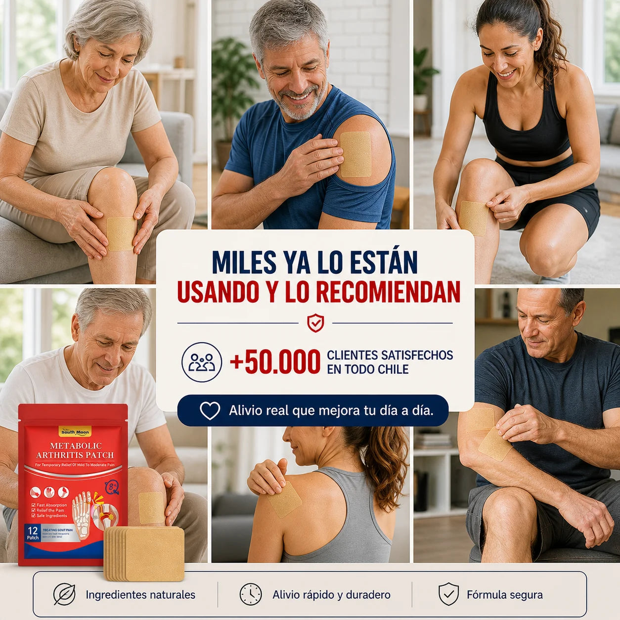 VidaPatch - Llévate 60 Parches - olvida el dolor articular