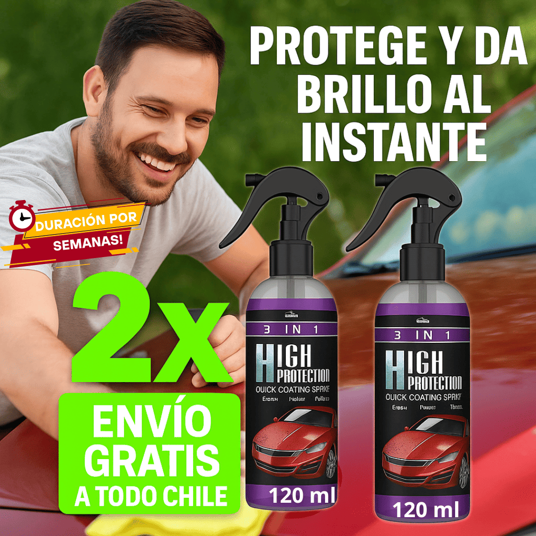 Combo Limpieza x2  High Protection- Protege la pintura con nanotecnología