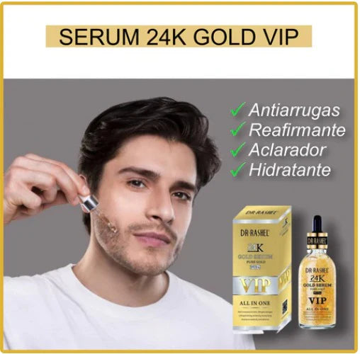 Sérum con Ácido Hialurónico y Oro 24K: Rellena arrugas y devuelve firmeza a tu piel - 100ml