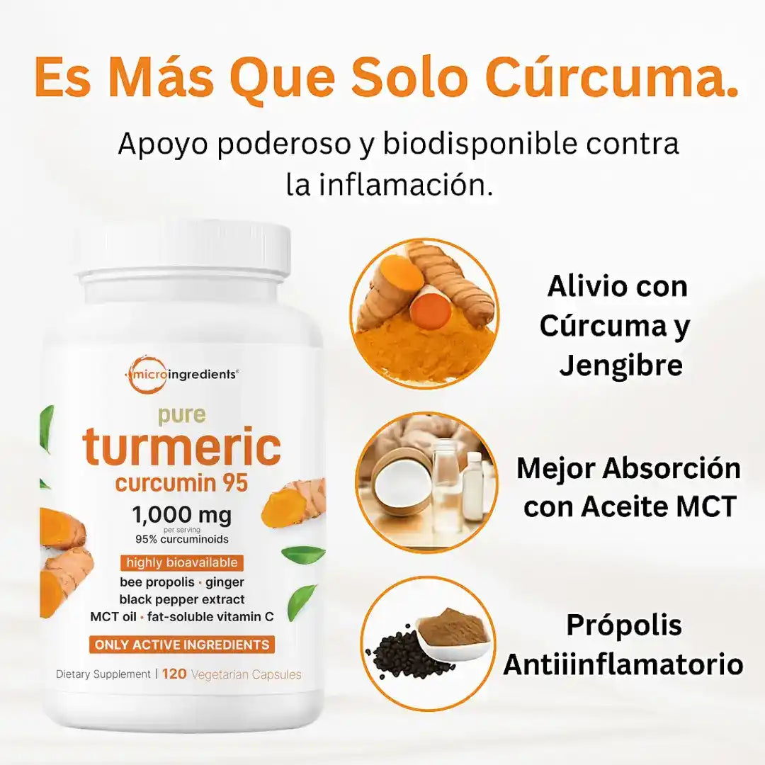 Cúrcuma/Piemienta negra Anti - inflamatoria – Protege tus articulaciones de forma natural