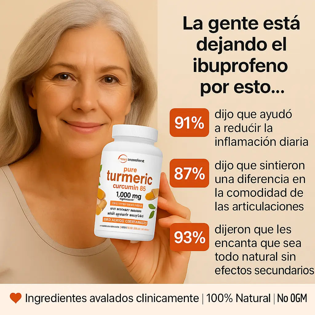 Cúrcuma/Piemienta negra Anti - inflamatoria – Protege tus articulaciones de forma natural