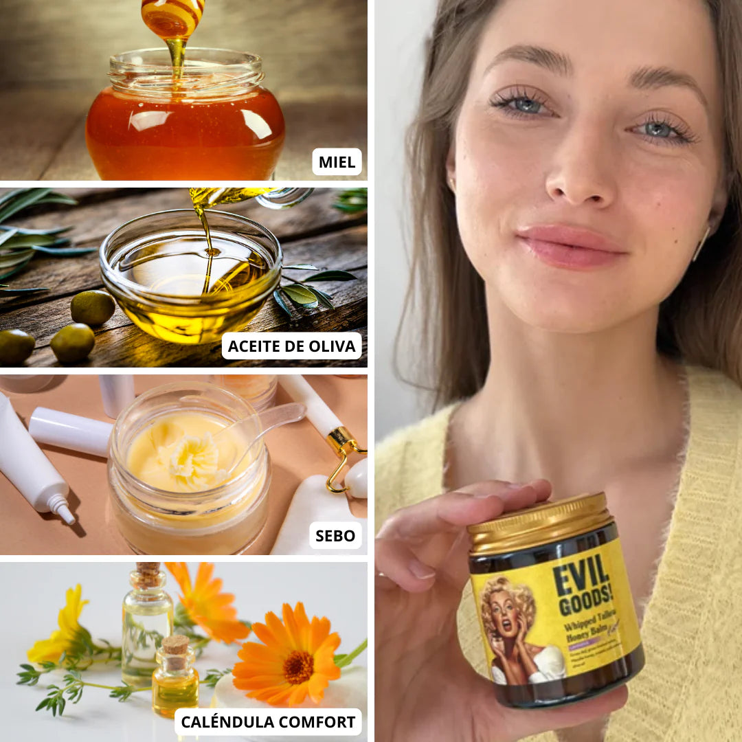 EVIL GOODS – Bálsamo Natural de Miel y Sebo para cuerpo, rostro y labios