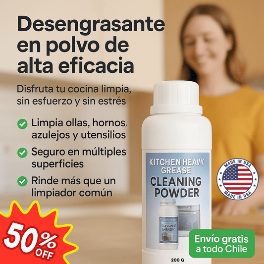 Desengrasante de Alta Eficacia – Potente Acción– Superficies brillantes en cada uso rápido