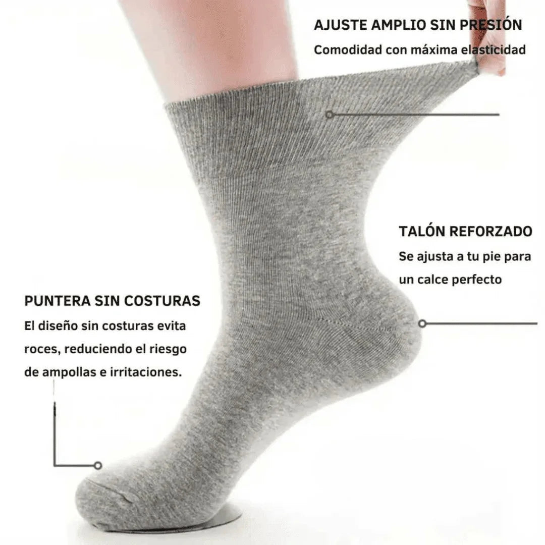 RelaxPies - Calcetines para Pies Sensibles - Pack de 12 pares