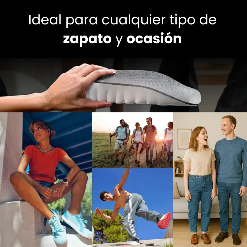 Plantilla para relajar los pies - Estatura Instantáneo – Gana hasta 7 cm