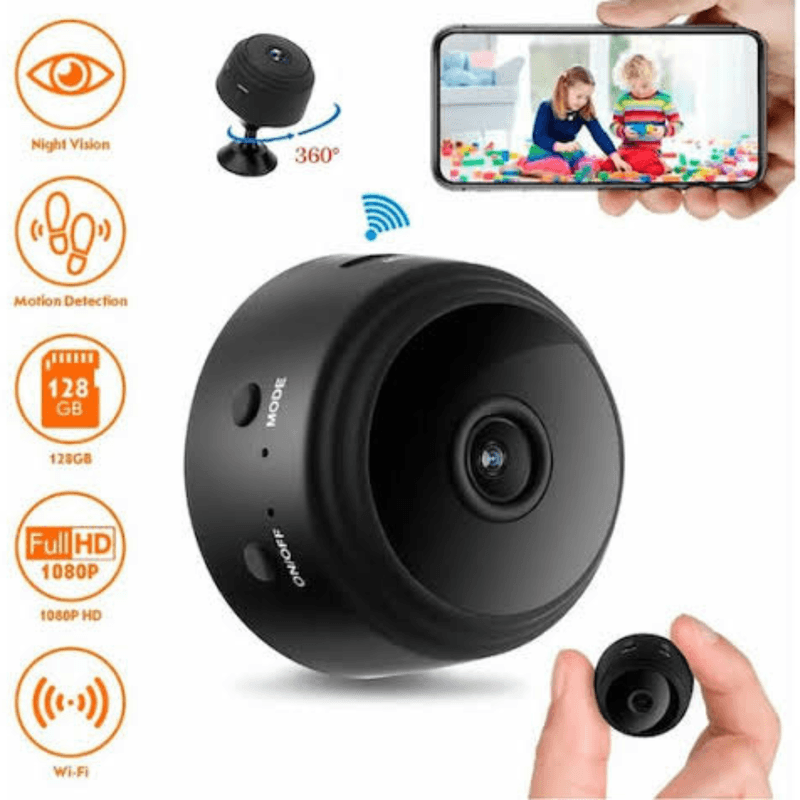 Mini Cámara Espía WiFi HD – Seguridad Total en la Palma de tu Mano