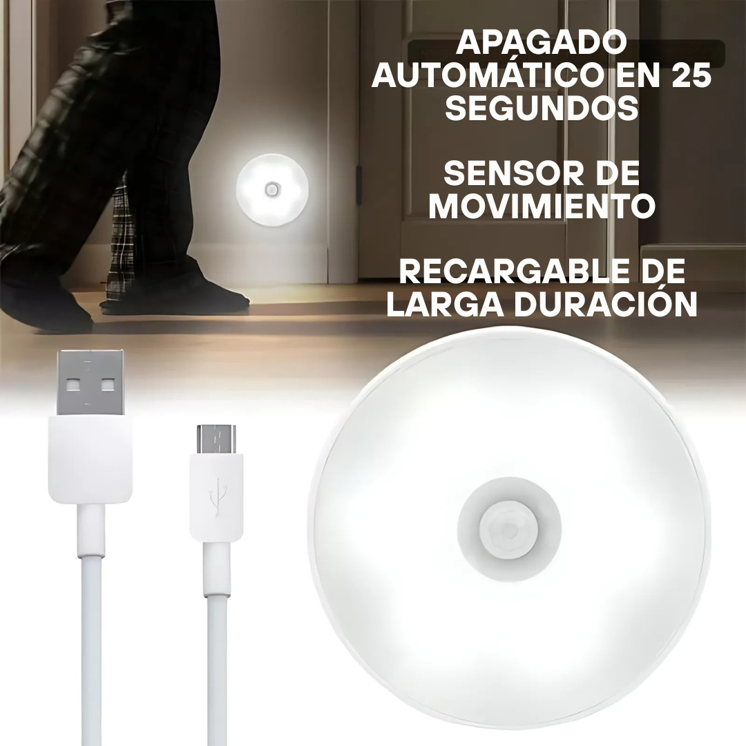 PACK POR 3  LUZ LED SENSOR DE MOVIMIENTO