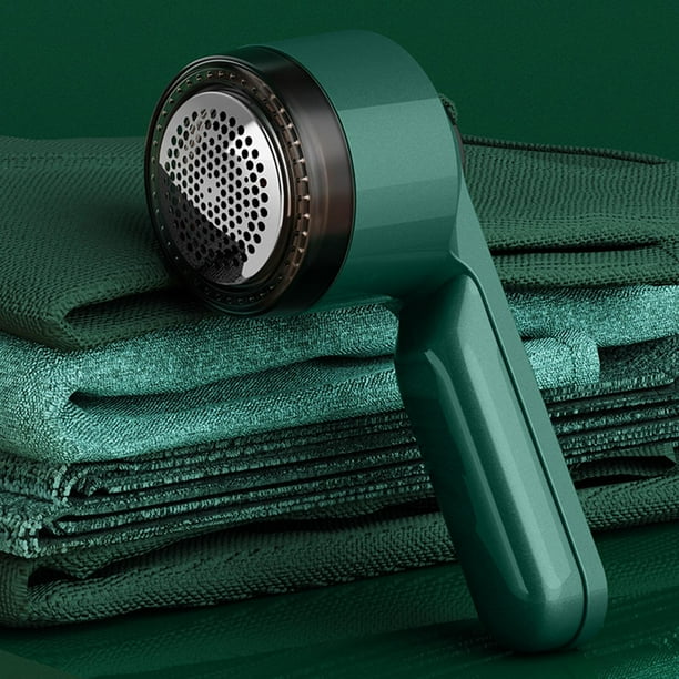 QUITA PELUSAS RECARGABLE VERDE