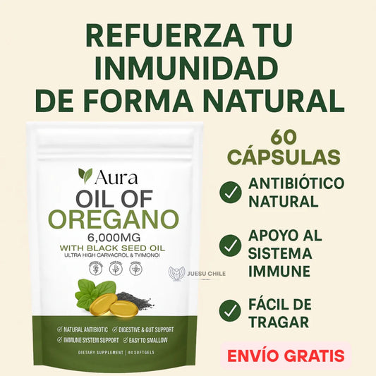 Aceite de Orégano 60 cápsulas - EL MEJOR ALIADO PARA TU BIENESTAR