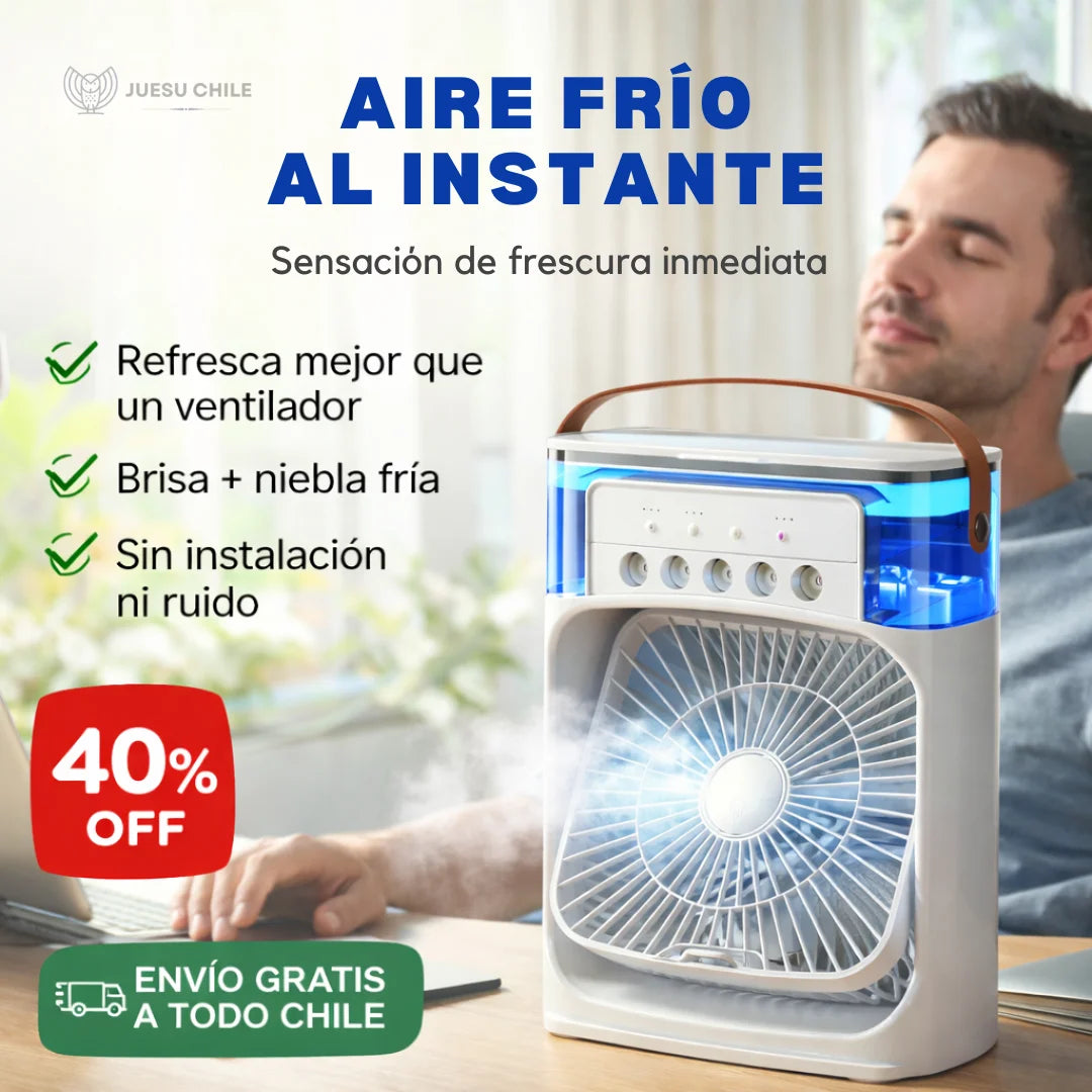 Ventilador y Aire Frío - RELAJATE CON LA FRESCURA!