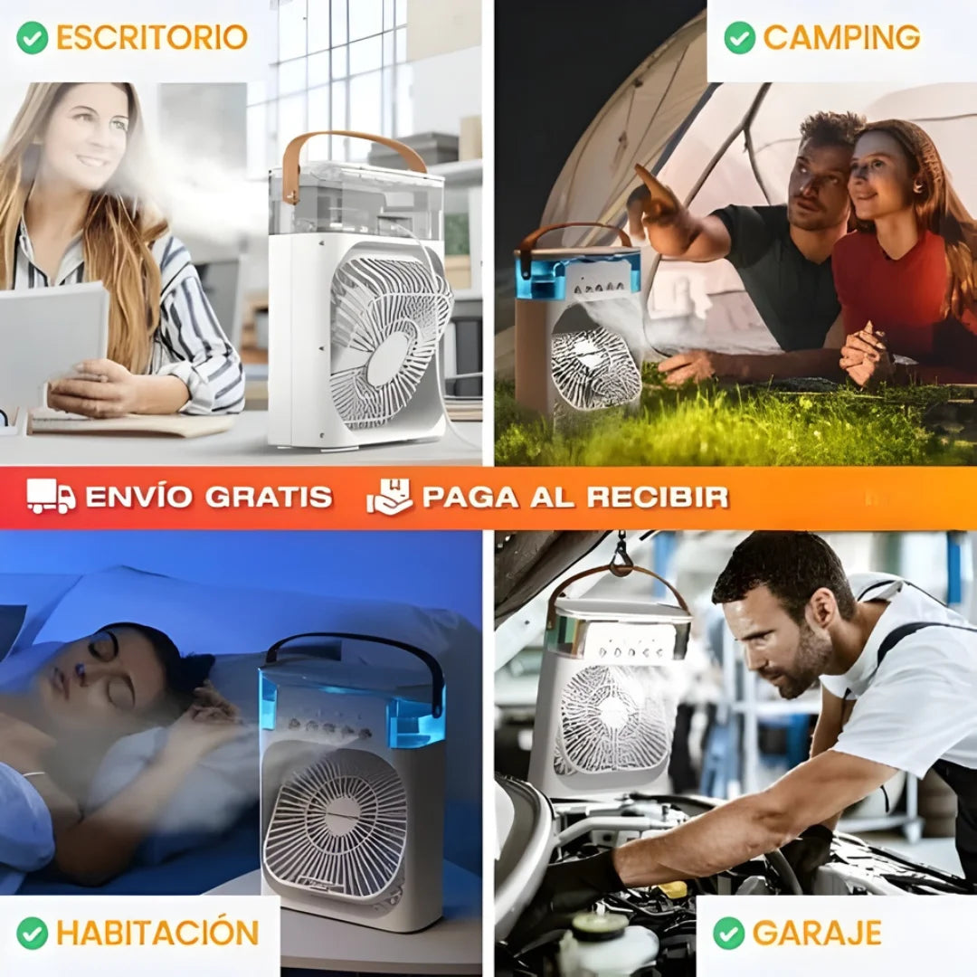 Ventilador y Aire Frío - RELAJATE CON LA FRESCURA!
