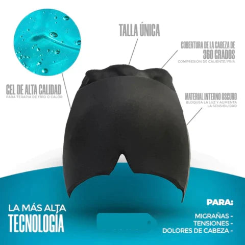 GORRO TERAPÉUTICO MIGRAÑA - Solución natural, cómoda y efectiva