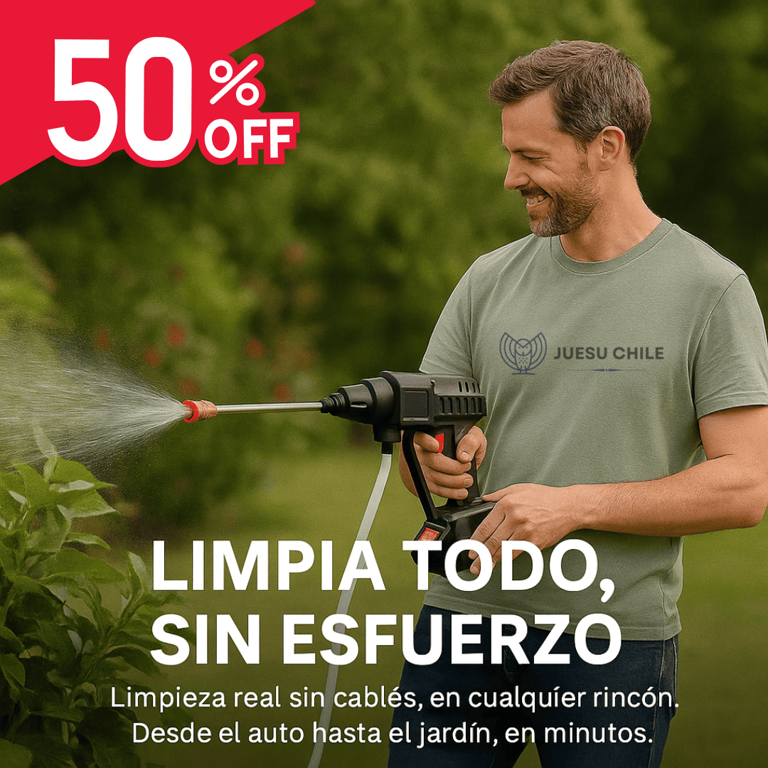 Hidrolavadora Inalámbrica Multiuso de Alta Presión