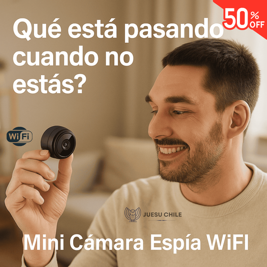 Mini Cámara Espía WiFi HD – Seguridad Total en la Palma de tu Mano