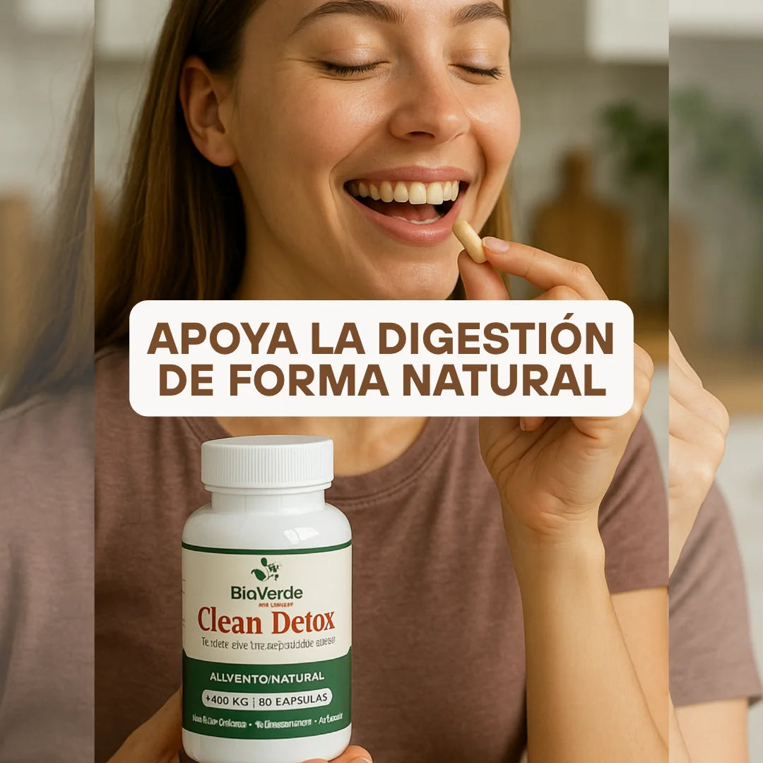 CLEANDETOX - Favorece la desintoxicación hepática y digestiva
