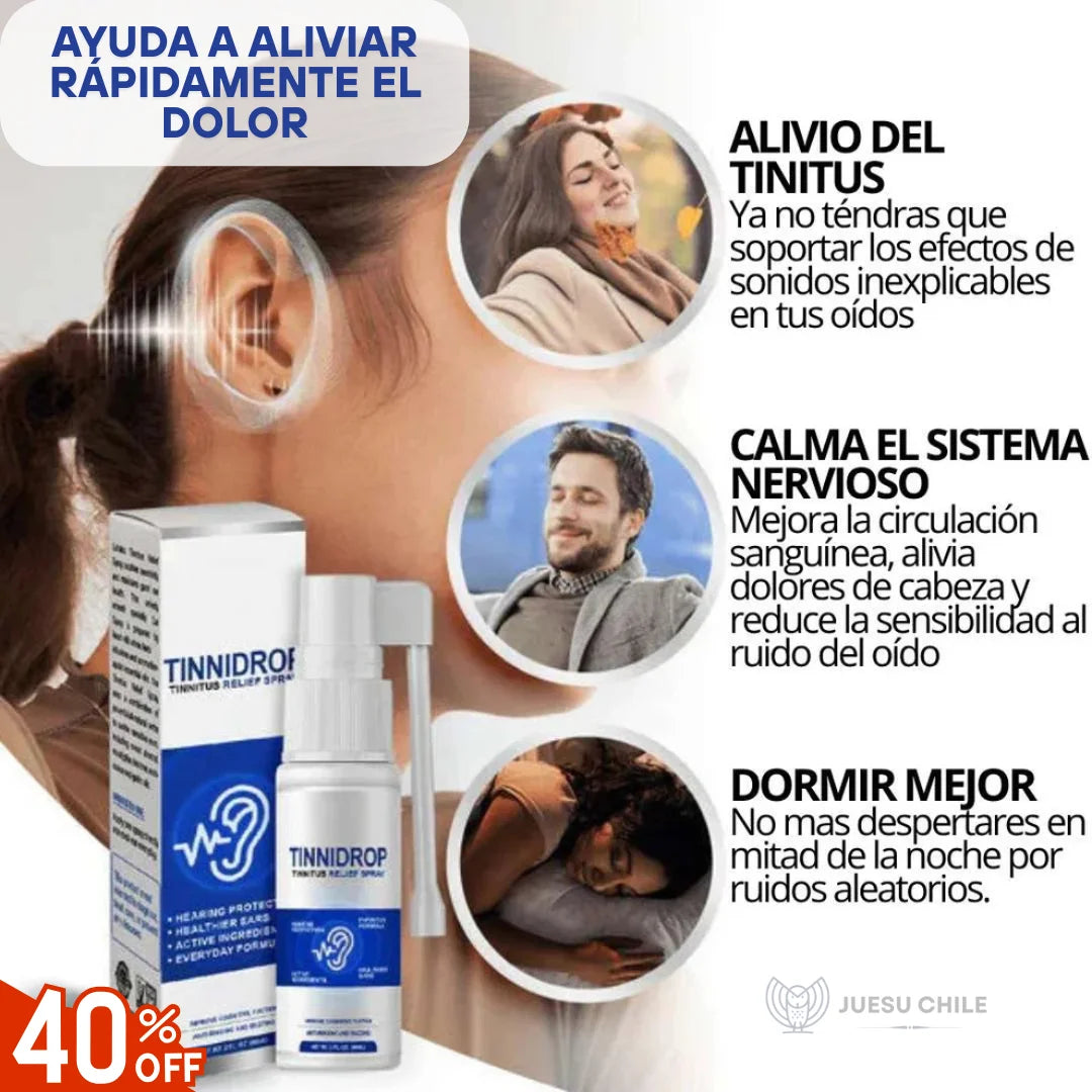 Dispositivo natural en SPRAY -  limpieza del canal auditivo