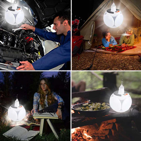 Esfera Solar LED Plegable – Ilumina y Decora – Dale vida a tus reuniones nocturnas desde hoy