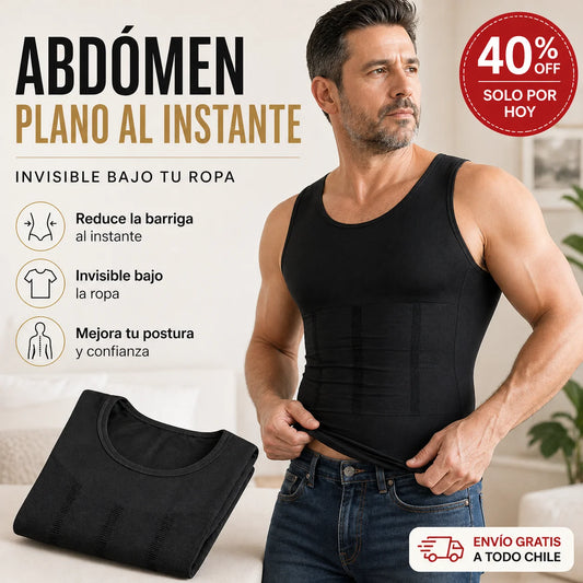 Camiseta Moldeadora Hombre - Abdomen Plano al Instante