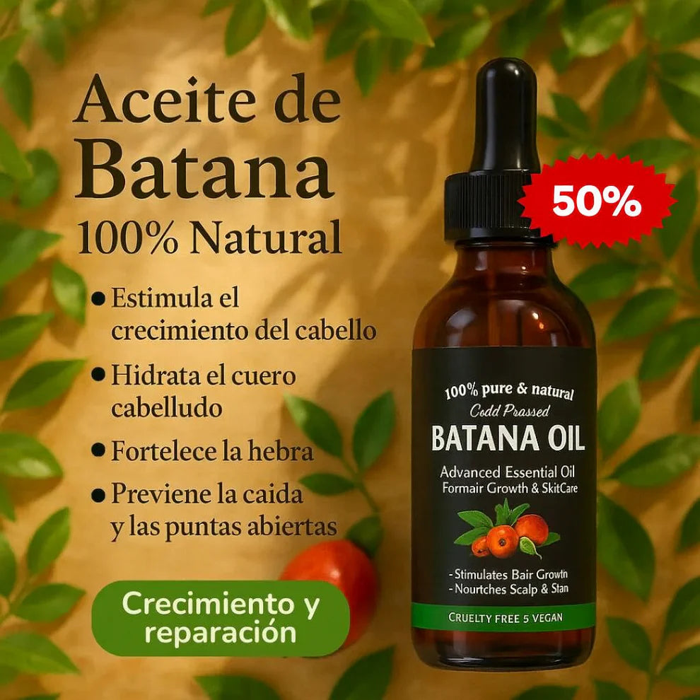 BATANA OIL - El Secreto Ancestral para Prevenir la Caída del Cabello y Estimular el Crecimiento
