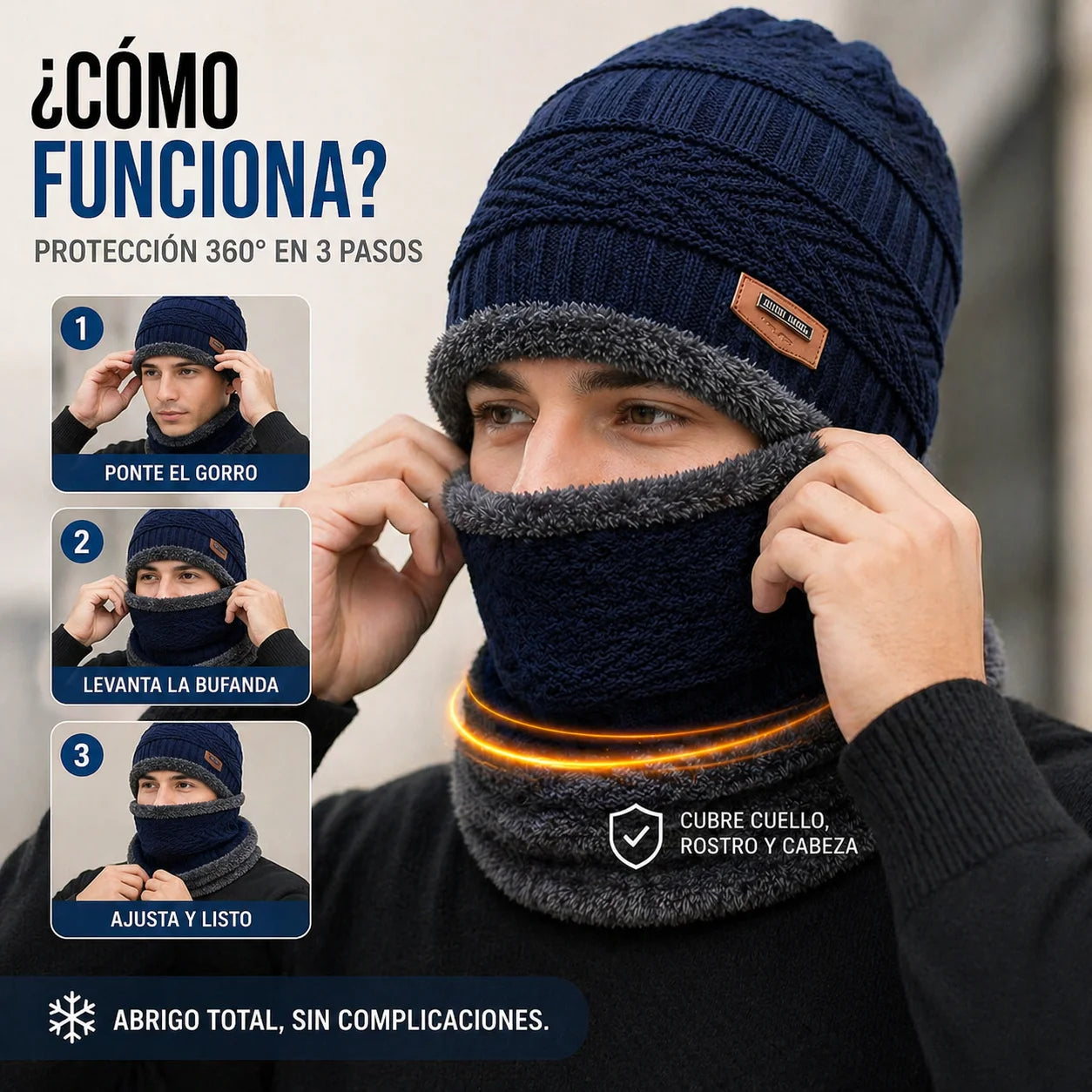 Set Térmico 2x1 – Protección Total Contra el Frío