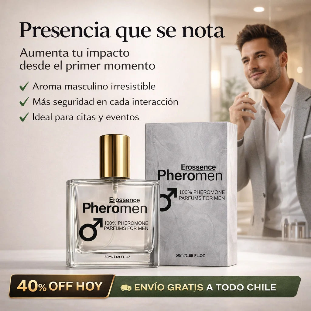 Fragancia con Feromonas para Hombre – Presencia irresistible en cada interacción