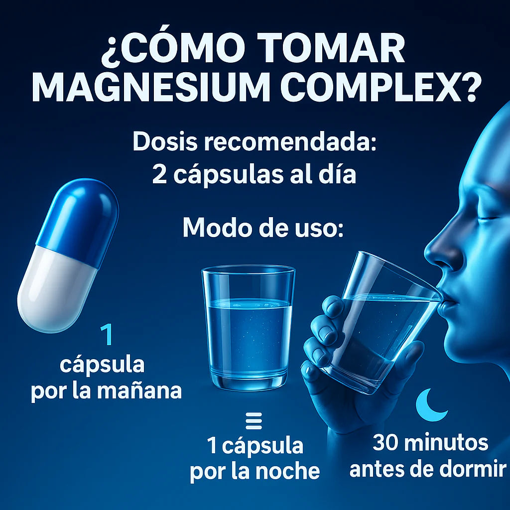 Magnesio Complex 8 formas de magnesio – Recuperación Muscular y Energía