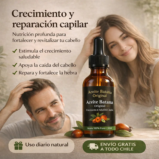 BATANA OIL - El Secreto Ancestral para Prevenir la Caída del Cabello y Estimular el Crecimiento
