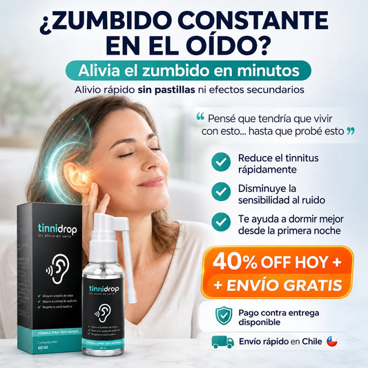TinniDrop Spray Auditivo - Limpieza fácil para oídos más cómodos
