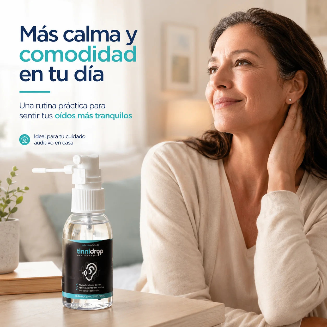 TinniDrop Spray Auditivo - Limpieza fácil para oídos más cómodos