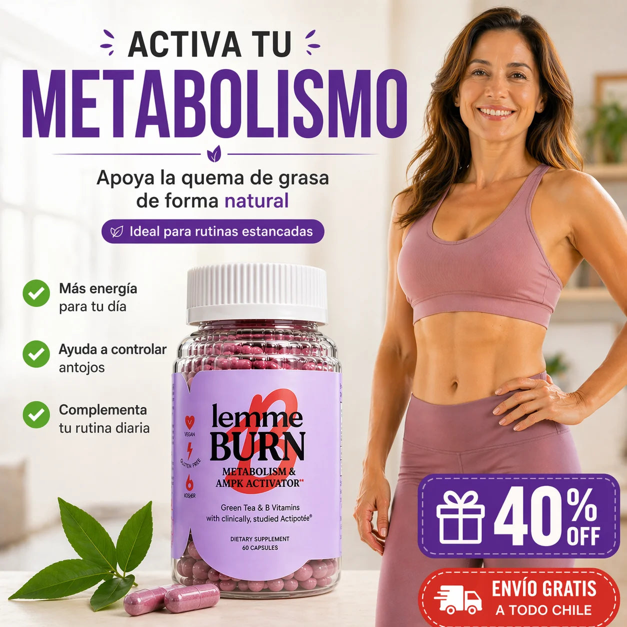 LEMME BURN 60 CAPSULAS STOCK ILIMITADO