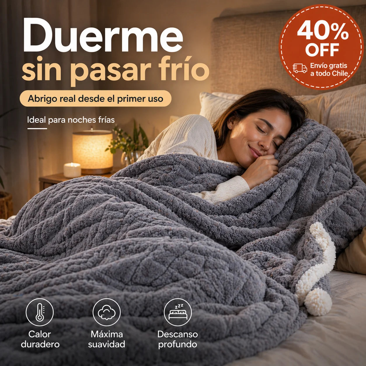 Frazada Invierno 2 Plazas – Duerme sin pasar frío
