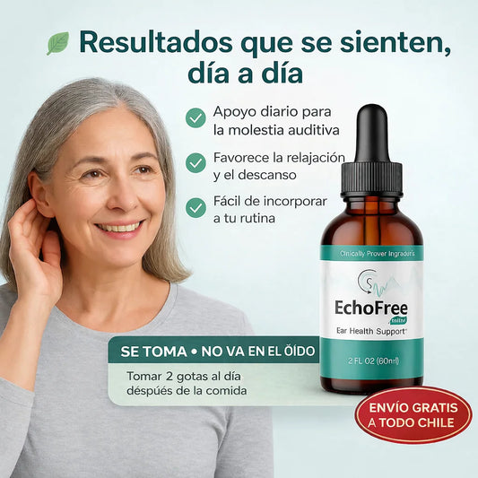 EchoFree PRO – Recupera tu audición y elimina el zumbido con ingredientes naturales