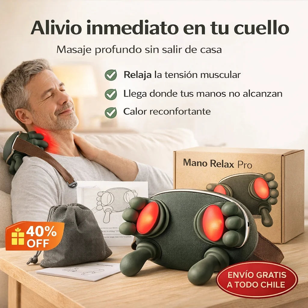 Mano Relax Pro - Masajeador portátil relajante