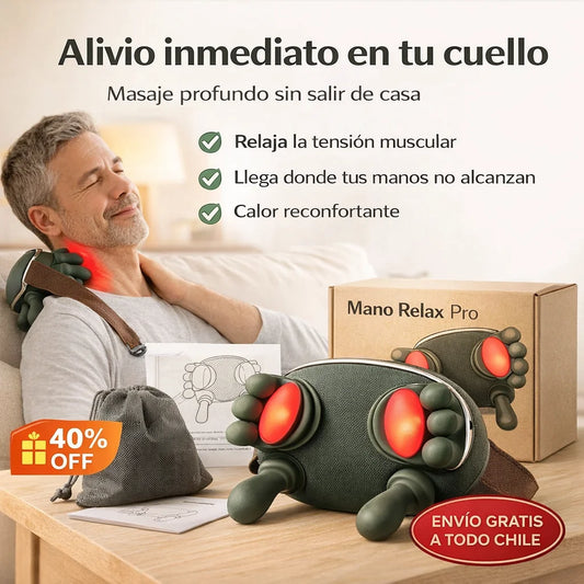 Mano Relax Pro - Masajeador portátil relajante