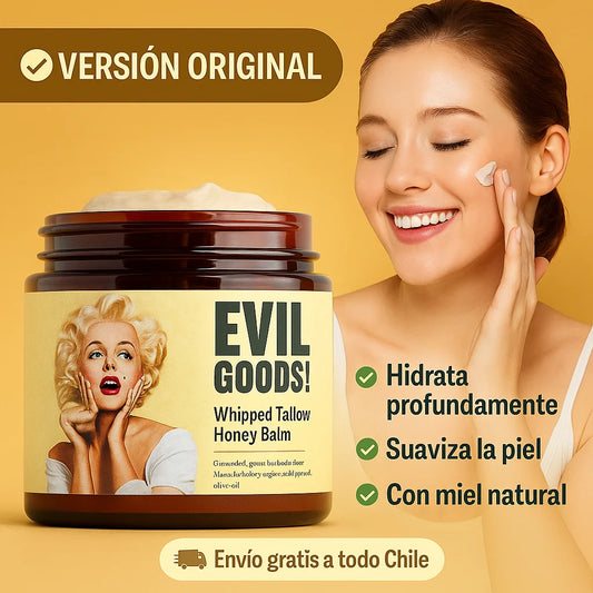 EVIL GOODS – Bálsamo Natural de Miel y Sebo para cuerpo, rostro y labios