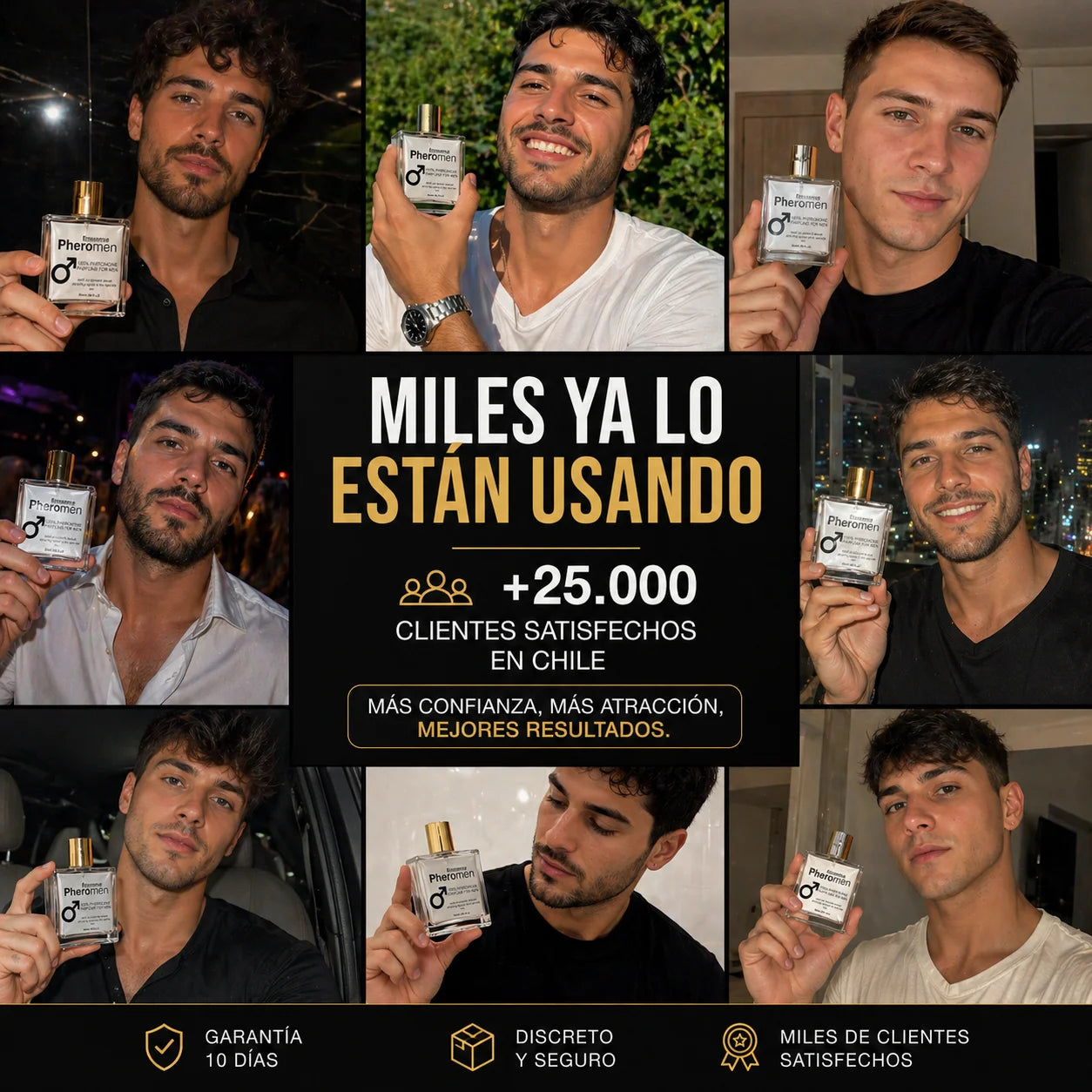 Fragancia con Feromonas para Hombre – Presencia irresistible en cada interacción