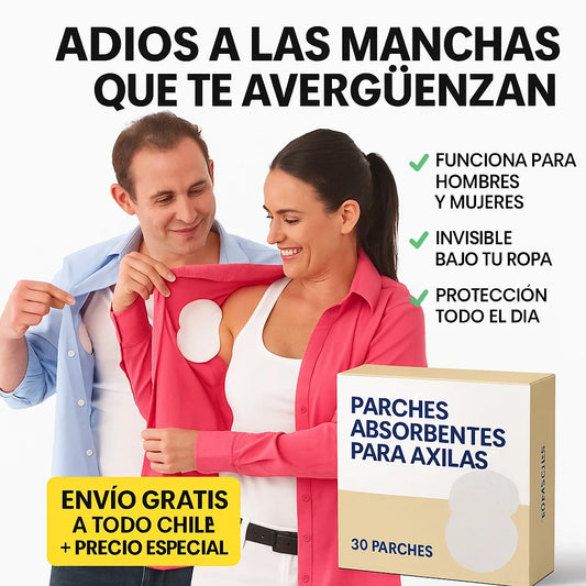 Parches Absorbentes– Evitan manchas– 30 unidades para un mes de ropa impecable