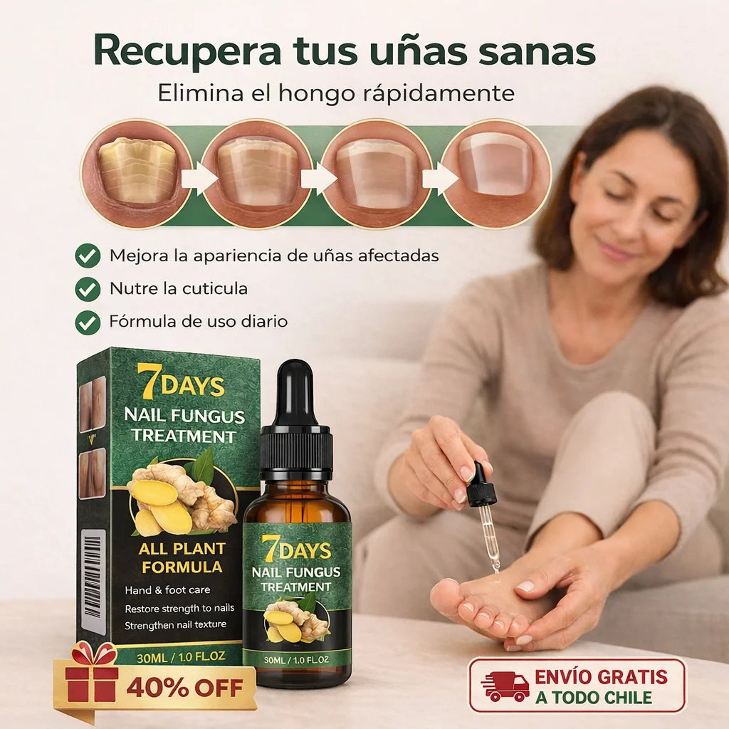 Sérum Antifúngico - Recupera tus uñas sanas