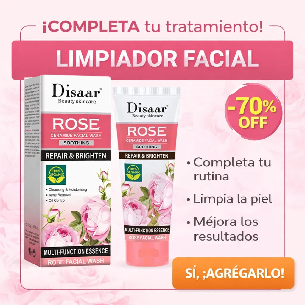 Limpiador Facial de Rosas con Ceramidas