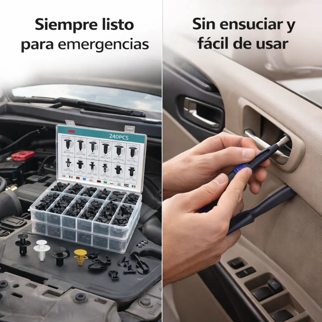 KIT REMACHES PARA AUTO 240 PCS - Repara Tu Auto Fácilmente